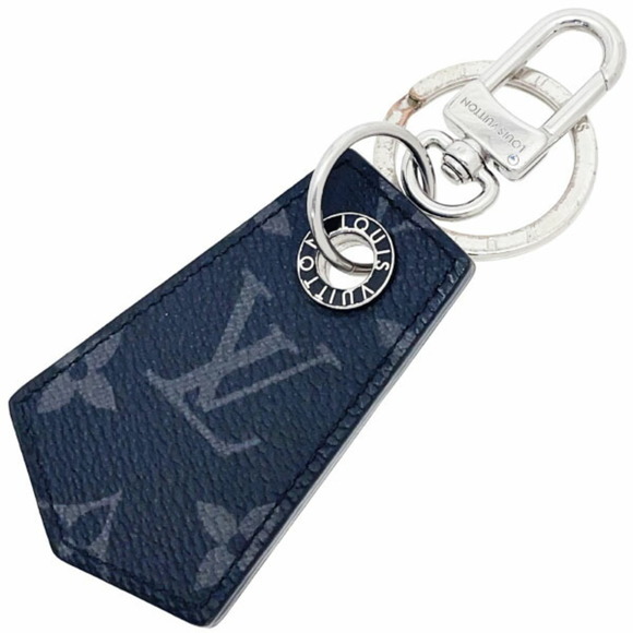 Louis Vuitton Monogram Eclipse Enchape Keychain in Black MP1795 LOUIS VUITT...